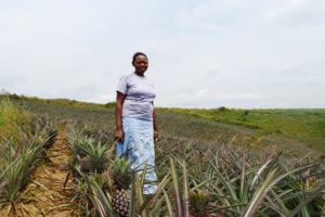 Proscovia on her farm in Masaka, Uganda