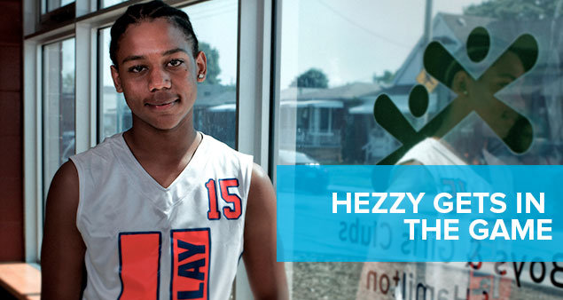 Hezzy Gets in the Game