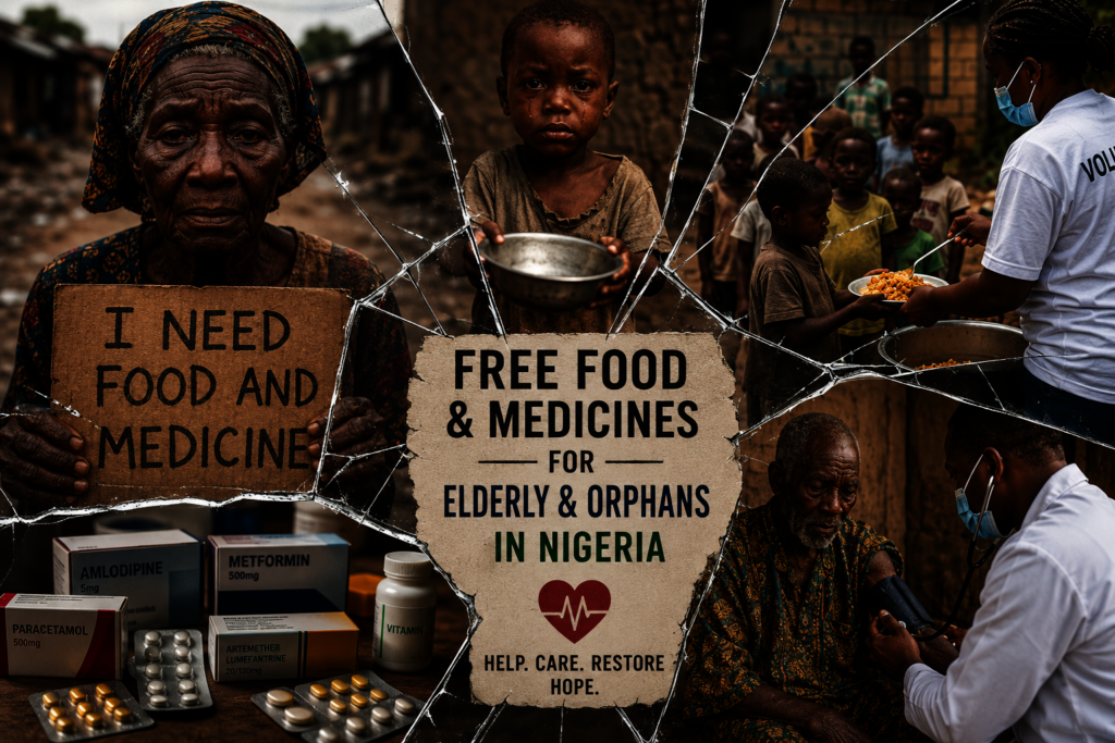 Free Food & Medicine for Elderly & Orphans Nigeria
