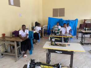 Vocational training in sewing at Ruzoka School