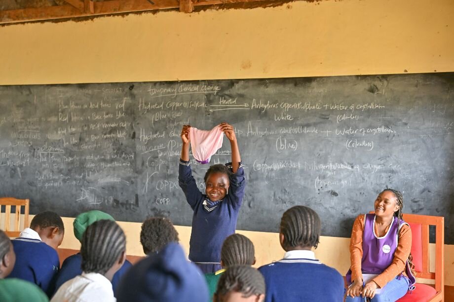 Help Girls in Kenya Stay in School with Huru Kits
