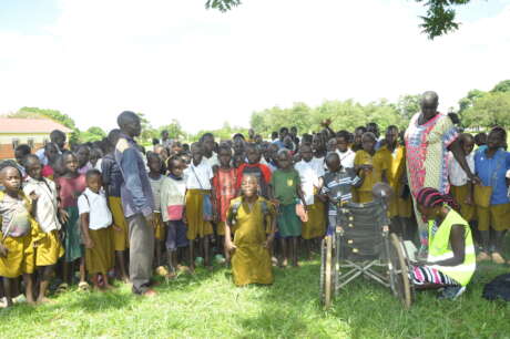 Sponsor a wheel chair for a child in Uganda