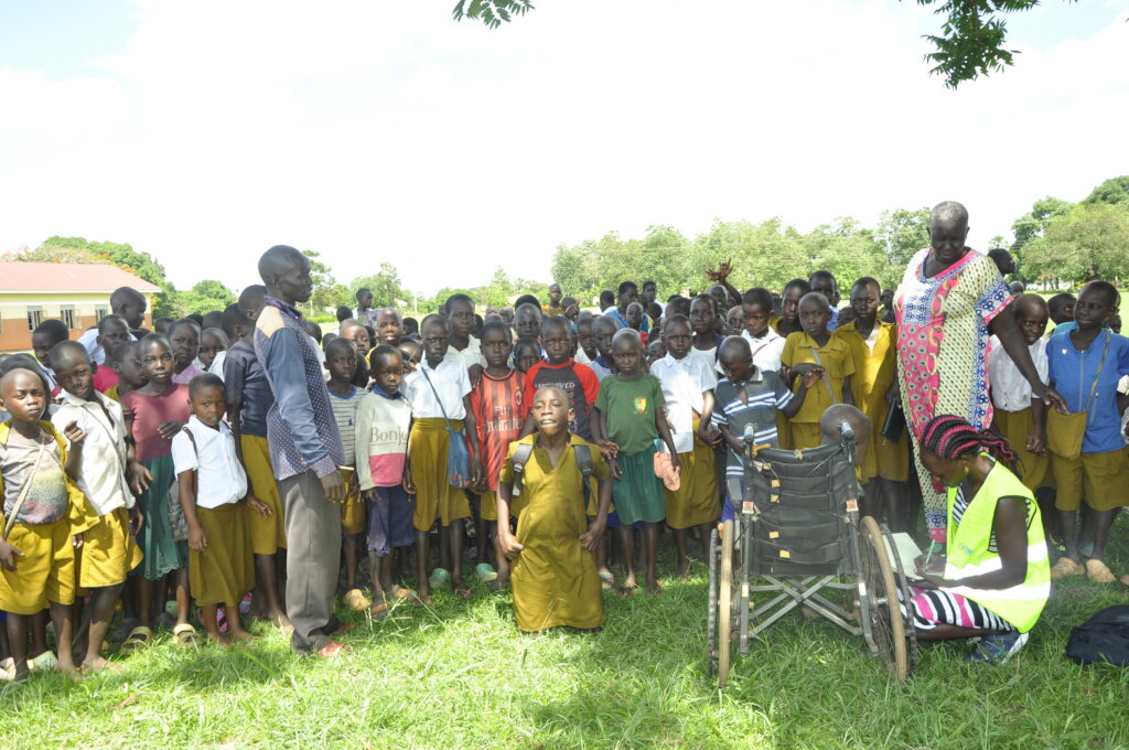 Sponsor a wheel chair for a child in Uganda