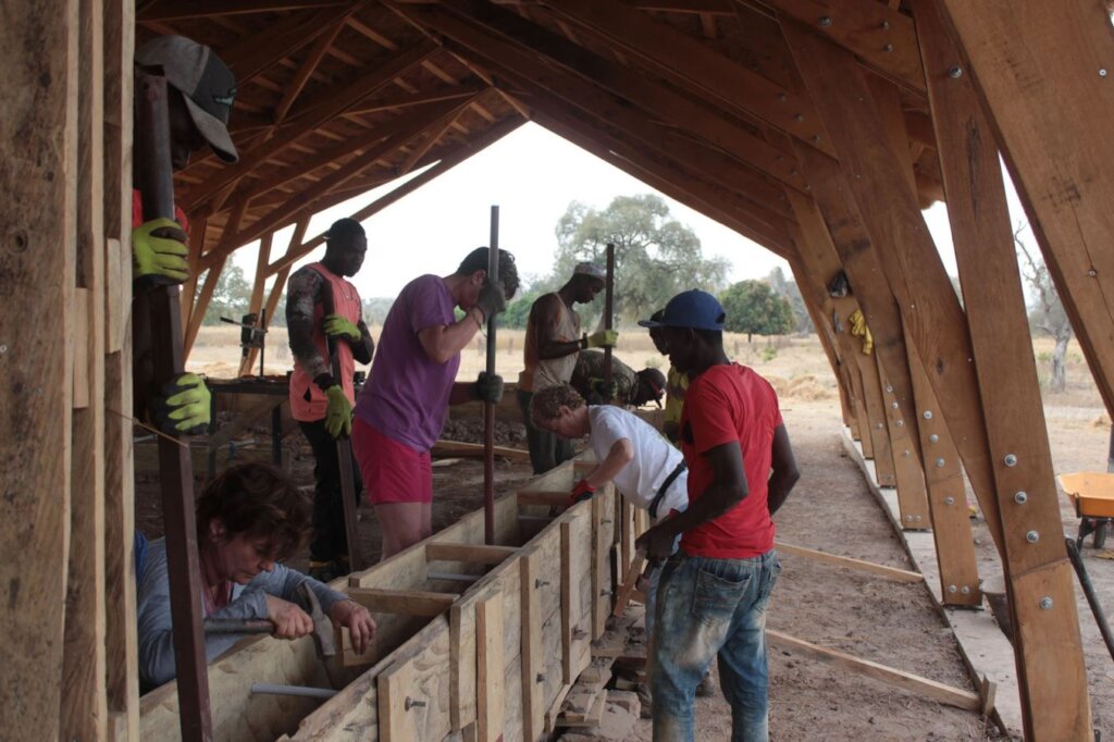School Construction Workshop in Rural Gambia