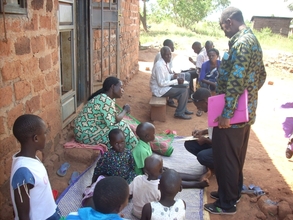 Orphans at caretakers home