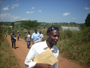 EDAPO staff visiting various orphans & caretakers