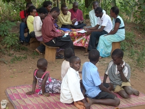 Orphans at caretakers home