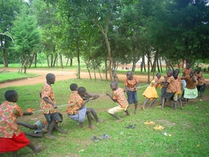 Happy children at the orphanage