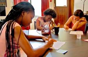 Girls Writing