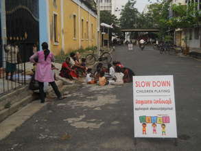 Outreach work with children on the streets