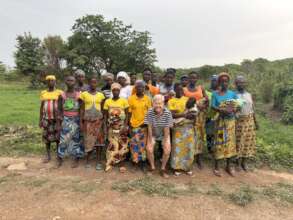 Village women learning organic farming