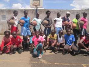 Safe Spaces basketball team