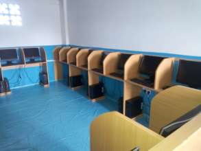 Library for home schooling almost ready