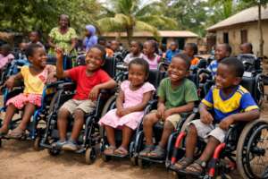 Provide Wheelchairs for 400 Disabled Children