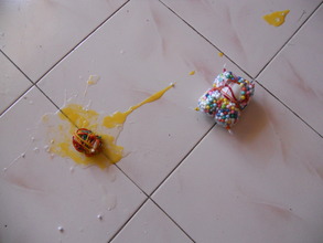 The final test...and the winning staff egg!