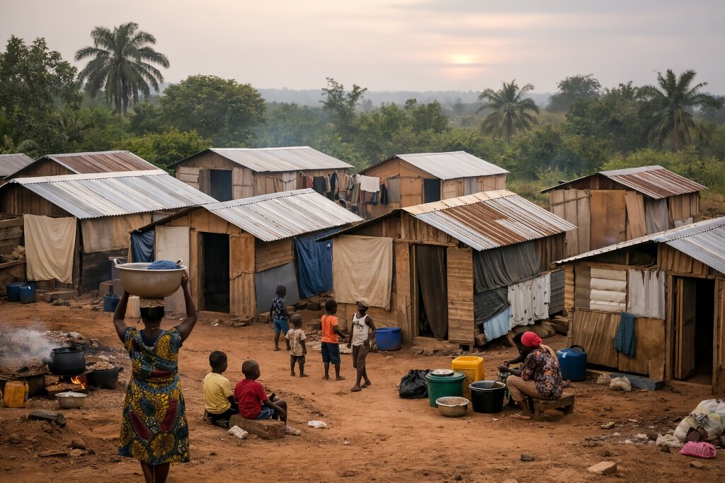 Build 10 Refugee Shelters in Ghana