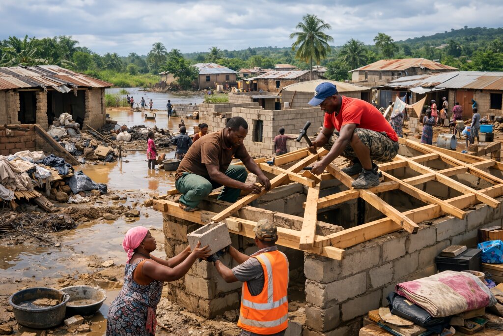 Rebuild 100 Flooded Homes in Ghana