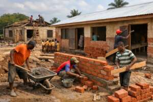 Rebuild Schools After Floods in Ghana
