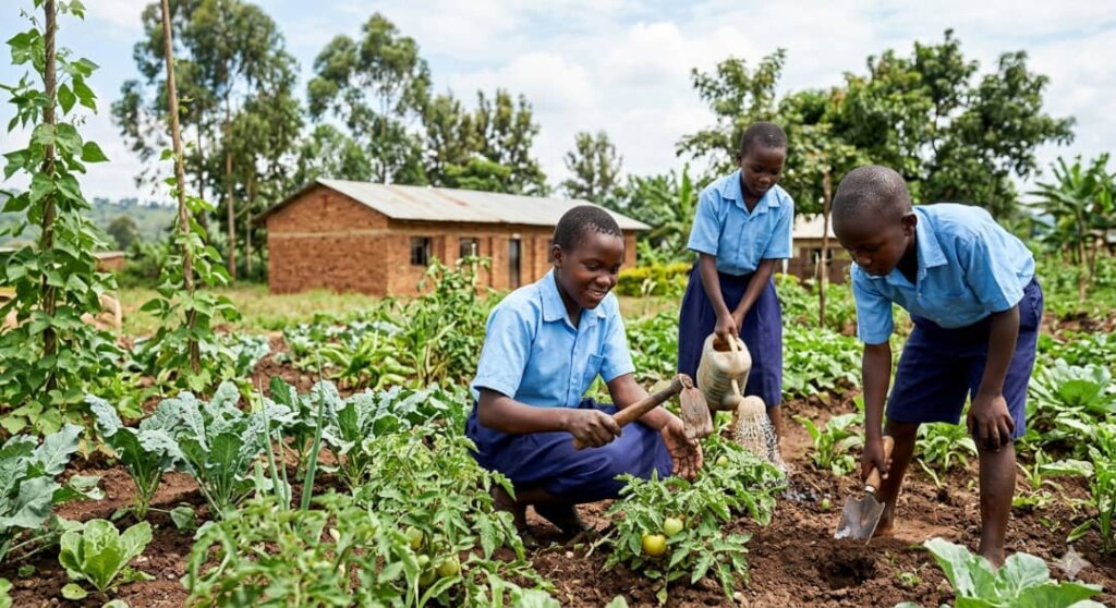School and Household Farming for Food Security