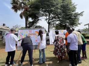 Live Painting Session: Japan  Uganda