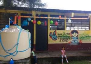 Water collection system at Totolya School