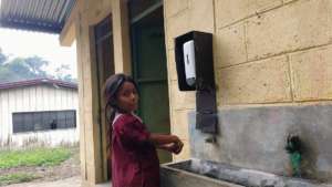 Handwashing at Nueva Providencia Primary School