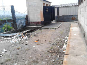 Pre-construction, bathrooms are in poor condition