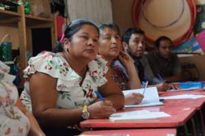 Agua Escondida faculty attend a hygiene workshop