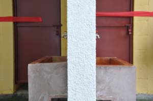 New handwashing station at the upper school