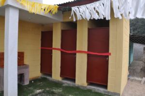 The new stalls decorated for the inauguration