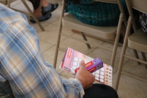 School directors received hygiene kits