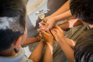 Handwashing in rural Guatemala