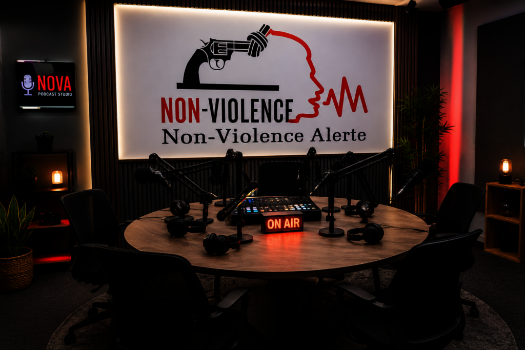 Podcast for raising awareness of non-violence DRC