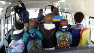Children in our new vehicle