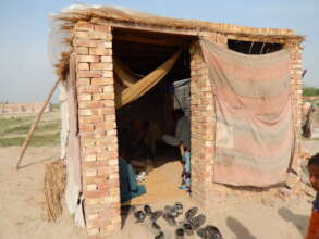 Families under unsafe and inadequate shelters