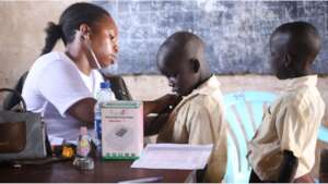 Health Screening of 250 children in Kole District.