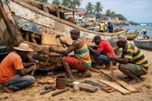 Help Fishermen in Axim Replace Broken Boats