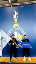 Ali and Rahmat representing the World Refugee team