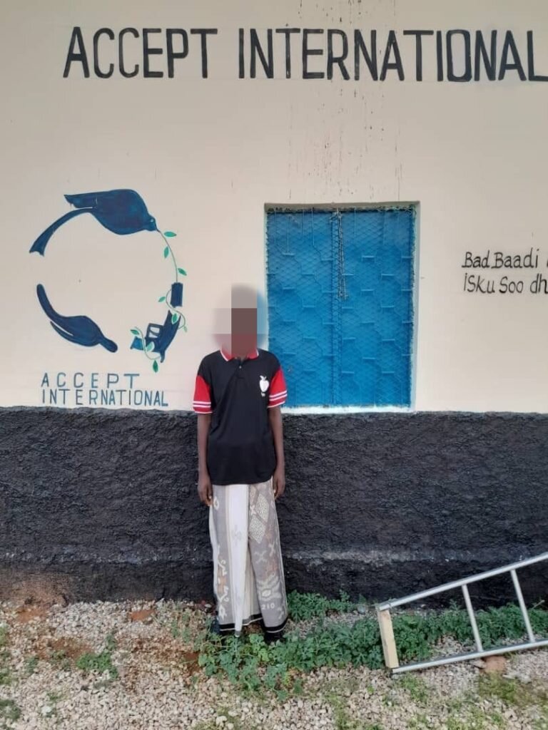 Boro after surrendering from Al-Shabaab.