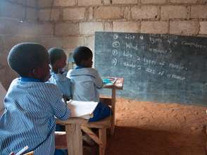 Students at Christ is the Answer School in Ghana.