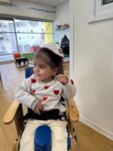 Chimes Israel Child in a Stability Chair