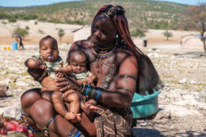 Himba Mother in Kunene region, Namibia