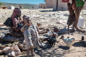 Himba child in Kunene region, Namibia