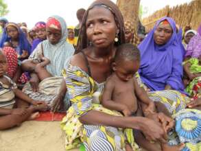 Displaced Women and kids due to violence