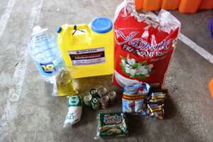 Relief supplies distributed