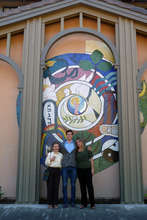 Morgan's grandfather created mural, Peace Lutheran