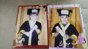 Hamza during his early years at Al-Haq Kindergarte