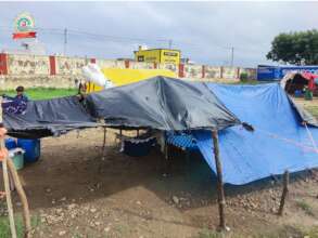 A Tarpaulin, A Lifeline for Poor Families