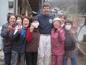 John Ferguson in Ogatsu-machi.