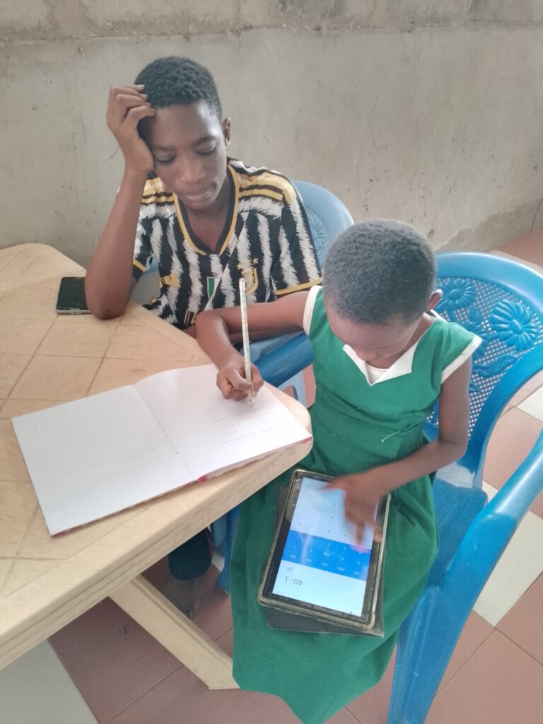 one-on-one tutoring session during our Holiday Pro